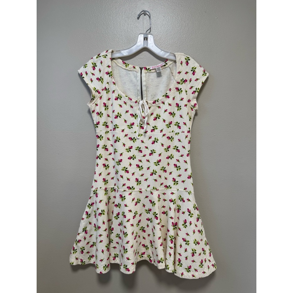 Vintage Betsey Johnson Tea Party Roses Skater Dress